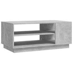 vidaXL Konferenčn&yacute; stol&iacute;k bet&oacute;novosiv&yacute; 102x55x43 cm drevotrieska