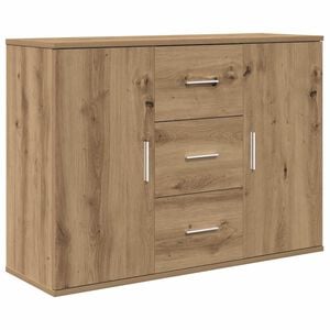 vidaXL Komoda dub artisan 90x29,5x65 cm kompozitn&eacute; drevo