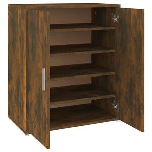 vidaXL Botn&iacute;k dymov&yacute; dub 60x35x70 cm spracovan&eacute; drevo