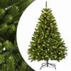 vidaXL Umel&yacute; Skl&aacute;pac&iacute; Vianočn&yacute; Stromček 120 cm 150 LED Tepl&aacute; biela