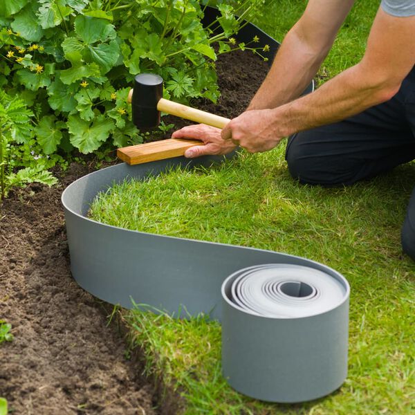 Nature Záhradný obrubník 0,15x10 m, sivý