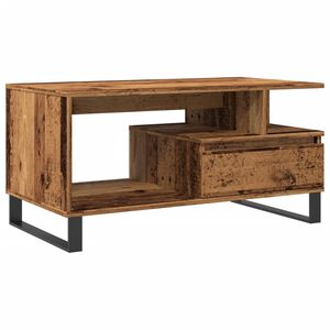 vidaXL Konferenčn&yacute; stol&iacute;k star&eacute; drevo 90x49x45 cm spracovan&eacute; drevo