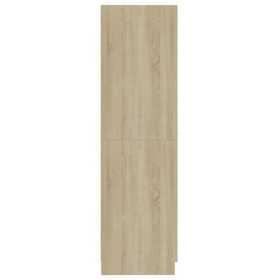 vidaXL Úložná skrinka, dub sonoma 30x42,5x150 cm, kompoztiné drevo
