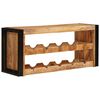 vidaXL Reg&aacute;l na v&iacute;no Hned&aacute; 100 x 45 x 33 cm Mas&iacute;vne hrub&eacute; mango drevo