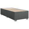 vidaXL Boxspring posteľ s matracom tmavosiv&aacute; 100x200 cm l&aacute;tka