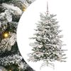 vidaXL Umel&yacute; Skl&aacute;pac&iacute; Vianočn&yacute; Stromček Biela 120 cm PE a PVC