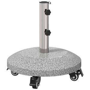 vidaXL Granito v&yacute;plň slnečn&iacute;ka s kolieskami pre tyče 4-5 cm 27.2 kg