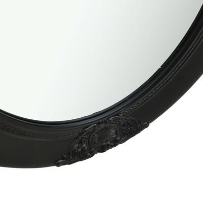 vidaXL Nástenné zrkadlo v barokovom štýle 50x60 cm čierne