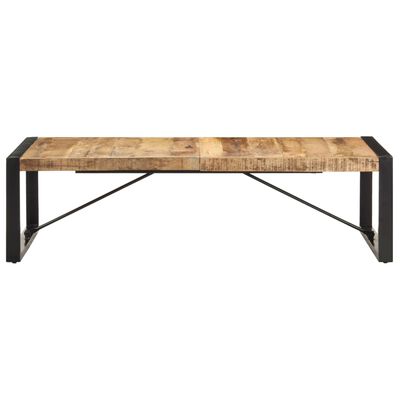 vidaXL Konferenčný stolík 140x70x40 cm, surové mangové drevo