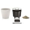 LECHUZA Kvetináč CLASSICO LS 28 ALL-IN-ONE, vysoký lesk, biely 16040