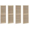vidaXL Skř&iacute;ňov&eacute; dvere s dverami 4 pcs Pr&iacute;rodn&aacute; 170 x 2,1 x 59,5 cm