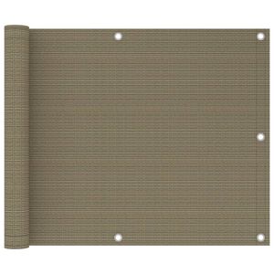 vidaXL Balk&oacute;nov&aacute; mark&iacute;za sivohned&aacute; 75x300 cm HDPE