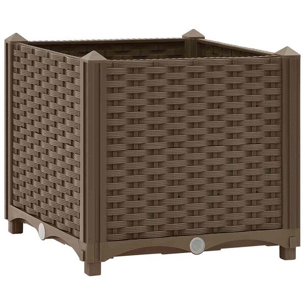 vidaXL Vyvýšený záhon 40x40x38 cm polypropylén