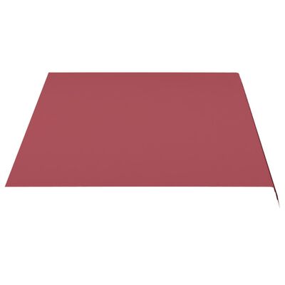 vidaXL Náhradná látka na markízu burgundská červená 4,5x3 m
