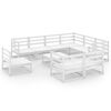 vidaXL 10-dielna z&aacute;hradn&aacute; sedacia s&uacute;prava biela mas&iacute;vna borovica