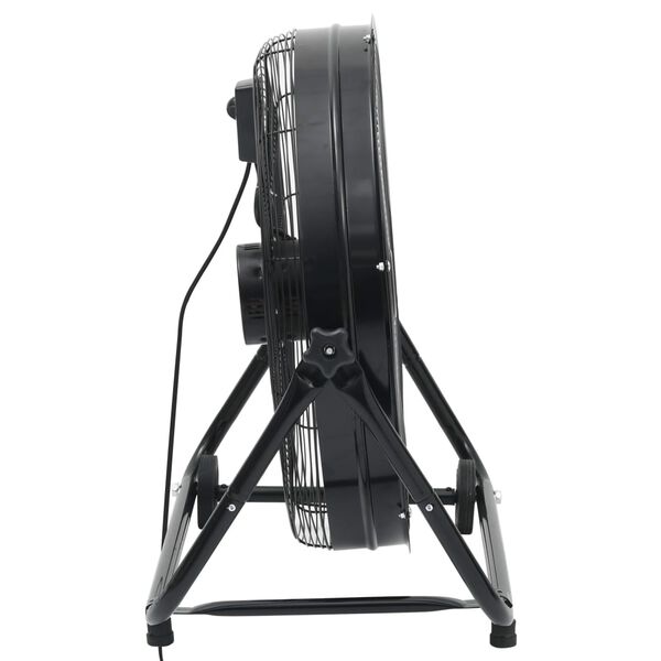 vidaXL Priemyseln&yacute; bubnov&yacute; ventil&aacute;tor 60 cm 172,5 W, čierny