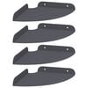 vidaXL Z&aacute;vesn&aacute; polica s poličkou 4 pcs Antracit 18 x 18 x 2 cm