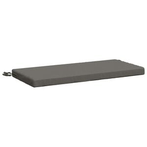 vidaXL Vank&uacute;&scaron; na lavičku SOEST 100% polyester Siv&aacute; 60 x 40 x 5 cm