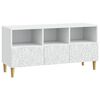 vidaXL TV skrinka 102 x 34,5 x 50 cm Biela Kompozitn&eacute; drevo