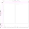 vidaXL Ručne zaťahovacia markíza vínová 300x250 cm