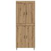 vidaXL Highboard 2 pcs Remeseln&yacute; dub Kompozitn&eacute; drevo