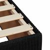 vidaXL Posteľný rám boxspring s matracom čierny 90x200 cm látka