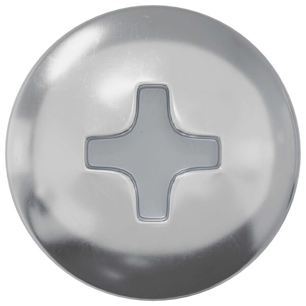 vidaXL Dreven&aacute; skrutka 12 pcs Strieborn&aacute; 9,8 x 53 mm Oceľ