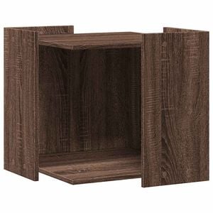 vidaXL Sen&iacute;k na mačacie wc Hned&yacute; dub 53 x 53 x 51 cm