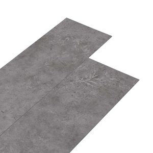 vidaXL Samolepiace PVC podlahov&eacute; dosky Bet&oacute;novo siv&aacute; 30,5 x 61 cm