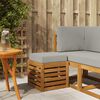 vidaXL Z&aacute;hradn&aacute; stolička, lavička Pevn&eacute; ak&aacute;ciov&eacute; drevo Pr&iacute;rodn&aacute;