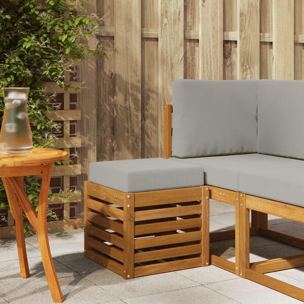 vidaXL Z&aacute;hradn&aacute; stolička, lavička Pevn&eacute; ak&aacute;ciov&eacute; drevo Pr&iacute;rodn&aacute;