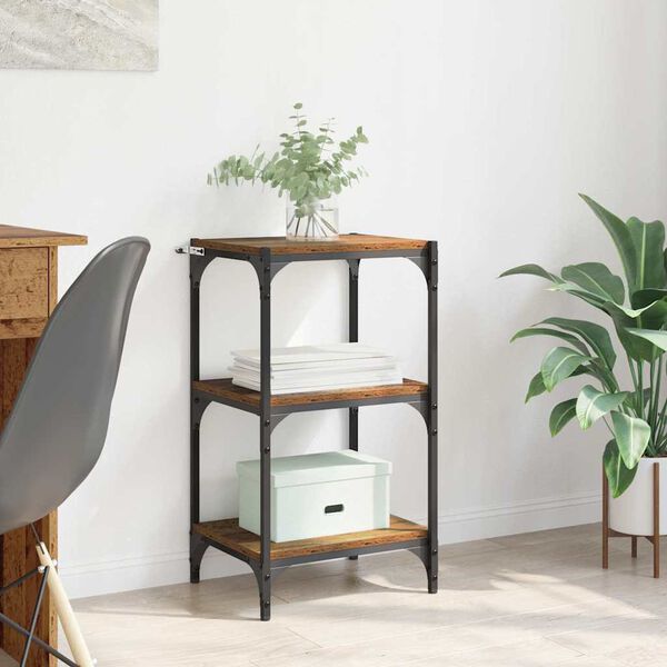 vidaXL Knižnica Star&eacute; drevo 40 x 33 x 70,5 cm