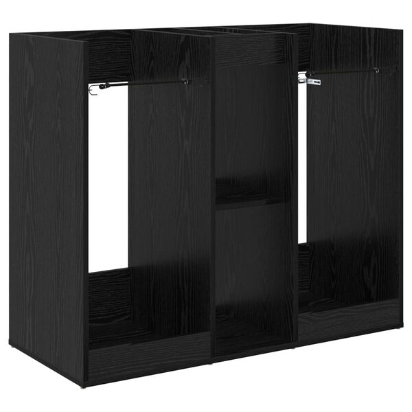 vidaXL Golfov&aacute; skriňa Jednofarebn&yacute; Čierny dub 102 x 45 x 85,5 cm