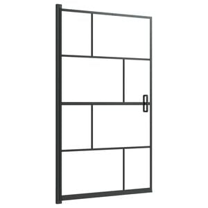 vidaXL Sprchov&yacute; k&uacute;t ESG 80x140 cm čierny