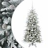 vidaXL Umel&yacute; vianočn&yacute; stromček s vianočn&yacute;mi guľami 150 cm 150 LED