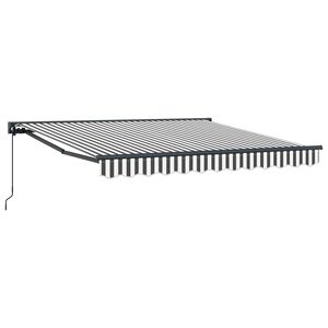 vidaXL R&aacute;m mark&iacute;zy Antracitov&aacute; a biela 300 x 250 cm