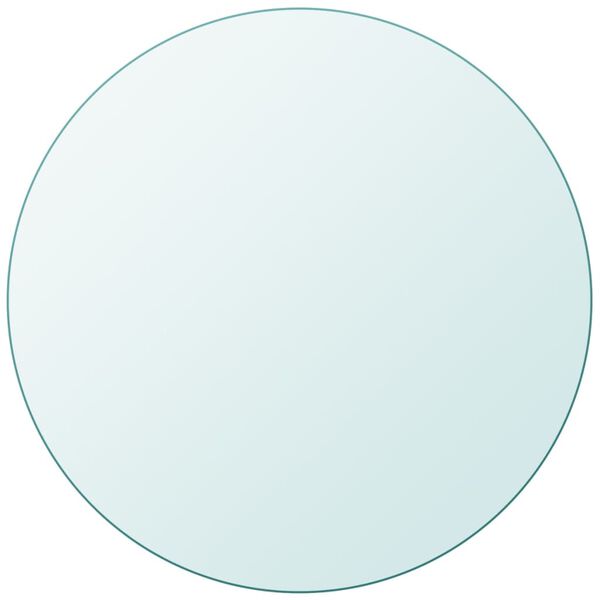 vidaXL Stolová doska z tvrdeného skla, okrúhla, 600 mm