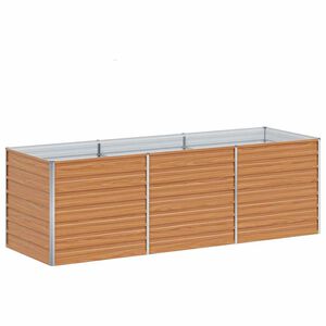 vidaXL Vyv&yacute;&scaron;en&yacute; z&aacute;hradn&yacute; z&aacute;hon 240x80x77cm pozinkovan&aacute; oceľ strieborn&yacute;