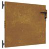 vidaXL Z&aacute;hradn&aacute; br&aacute;na 85x100 cm, corten oceľ, &scaron;tvorcov&yacute; dizajn