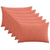 vidaXL Poťah na podložku 6 pcs HEERLEN Červenooranžov&aacute; 30 x 50 cm