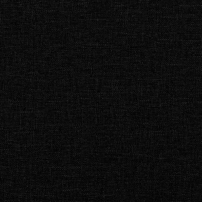 vidaXL Jednomiestna pohovka, čierna 60 cm, látka