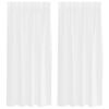 vidaXL Voile z&aacute;clona 2 ks Biela 175 x 140 cm Polyester