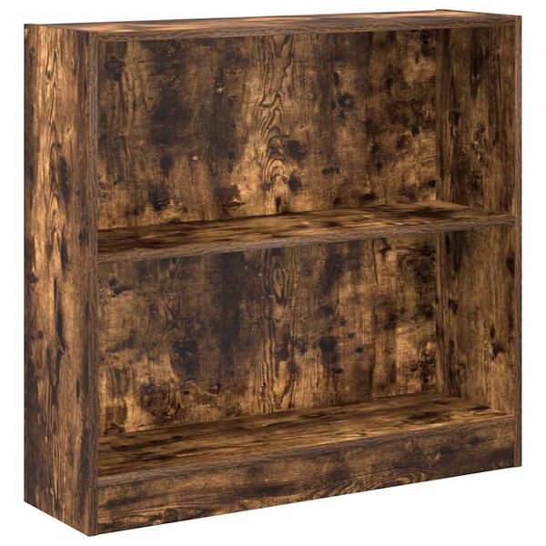 vidaXL Knižnica dymov&yacute; dub 80x24x76 cm kompozitn&eacute; drevo