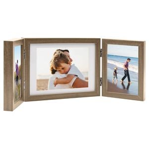 vidaXL Trojit&yacute; fotor&aacute;mik kol&aacute;žov&yacute; svetlohned&yacute; 22x15 cm+2x(10x15 cm)