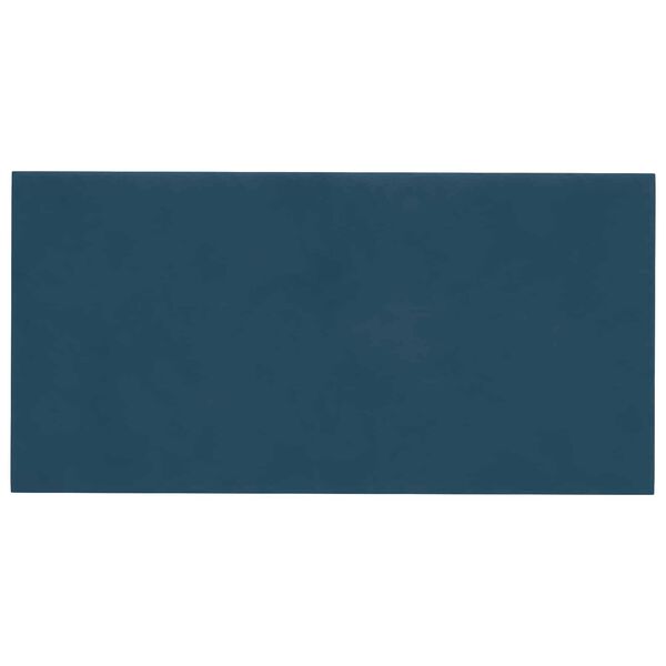 vidaXL N&aacute;stenn&yacute; čeln&iacute;k 12 pcs Modr&aacute; 30 x 15 cm Zamat