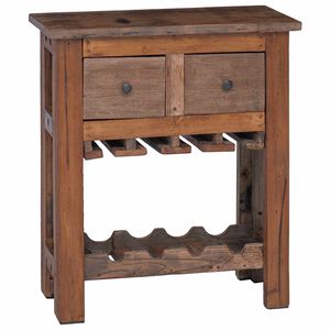 vidaXL Skrinkov&yacute; Hned&aacute; 60 x 30 x 70 cm Mas&iacute;vne obnoven&eacute; drevo