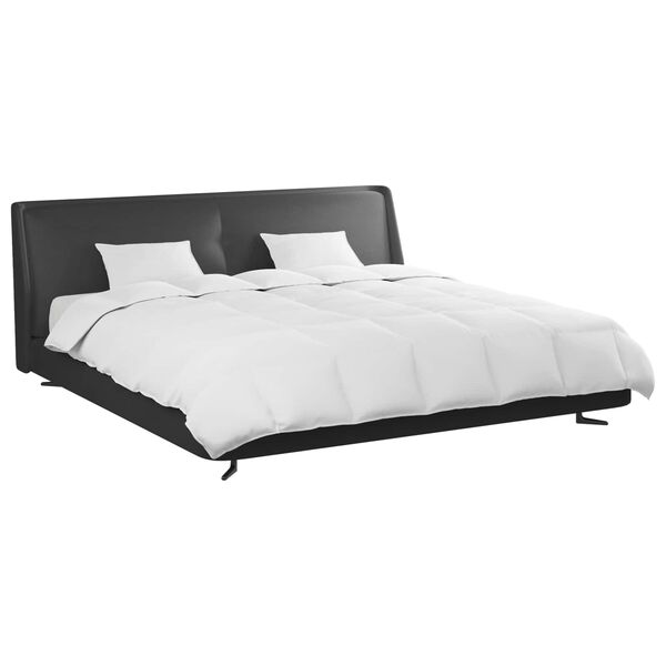 vidaXL Sada prikrývok s vankúšom 3 pcs Biela Husacia perie