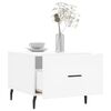 vidaXL Konferenčné stolíky 2 ks biele 50x50x40 cm kompozitné drevo