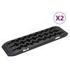 vidaXL Trakčn&eacute; dosky 2 ks čierne 106x30,5x7 cm nylon
