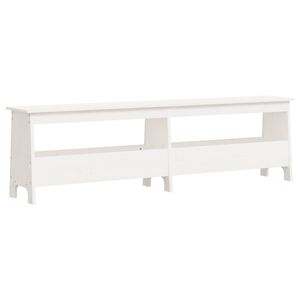 vidaXL Lavica do predsiene biela 160x28x45 cm mas&iacute;vna borovica